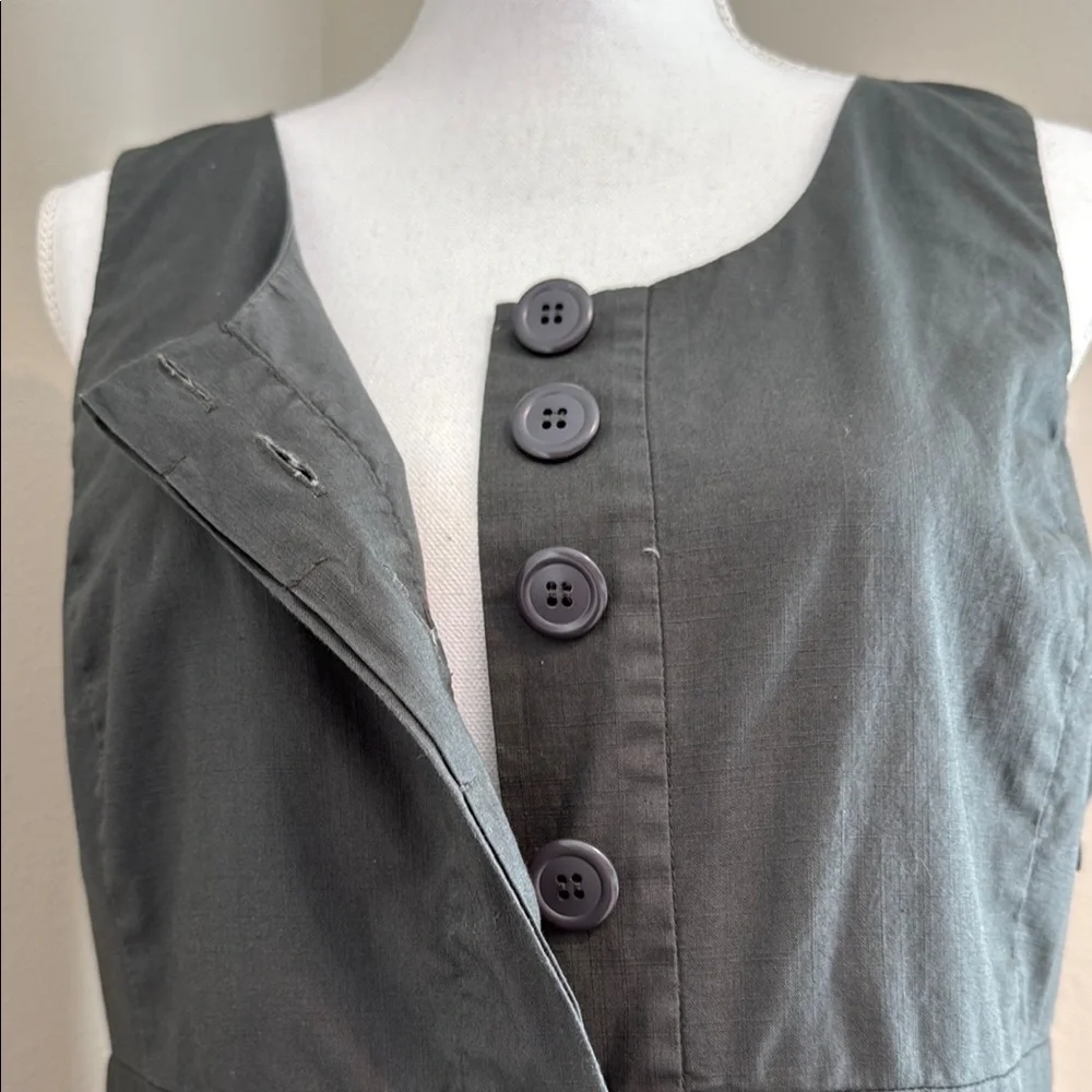 J. CREW | Caroline Dress | Sleeveless Inverted Pleat | Style 44774 (Olive) US12